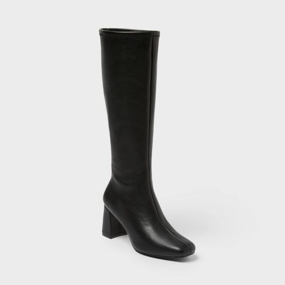 Women’s Yara Boots with Memory Foam Insole - A New Day Black 5.5